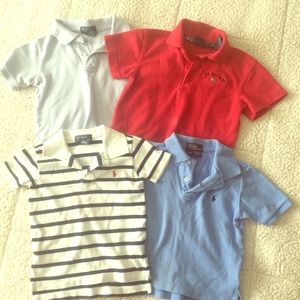 Boys Polo Bundle of Four Shirts